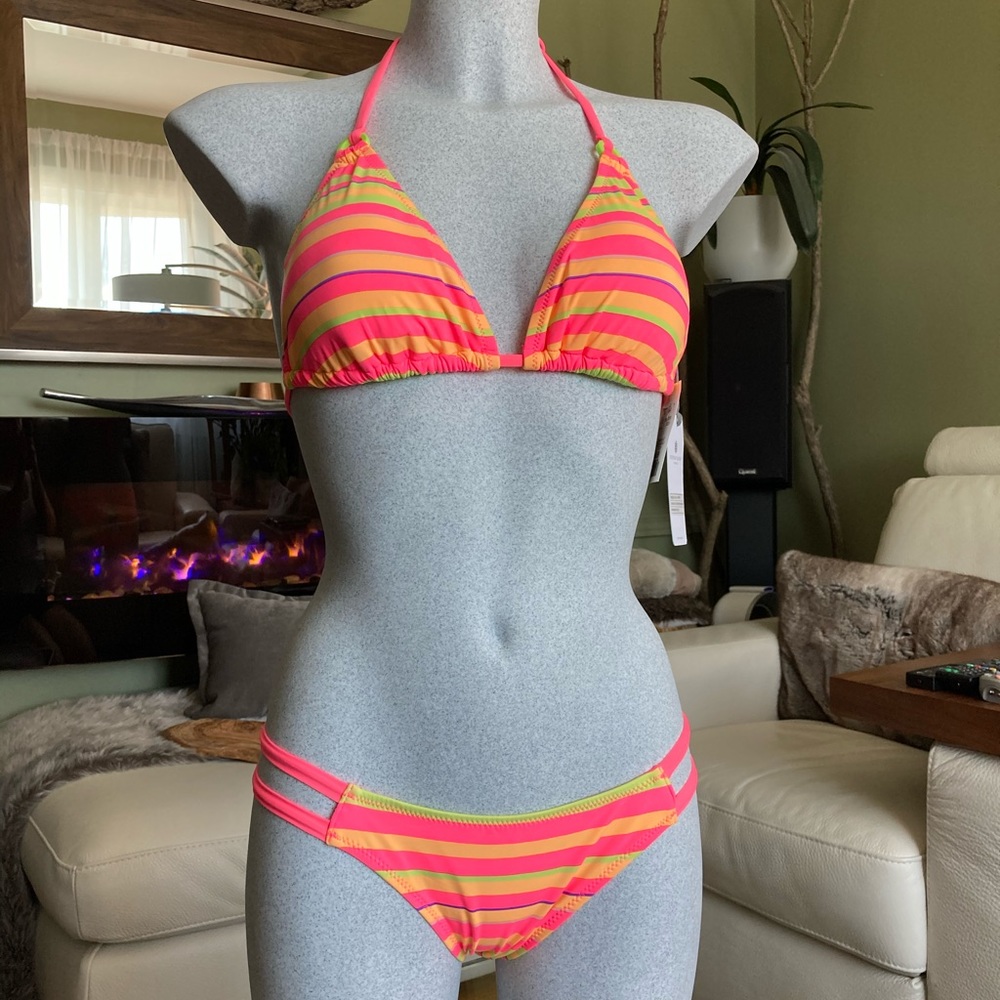 Colourful bikini